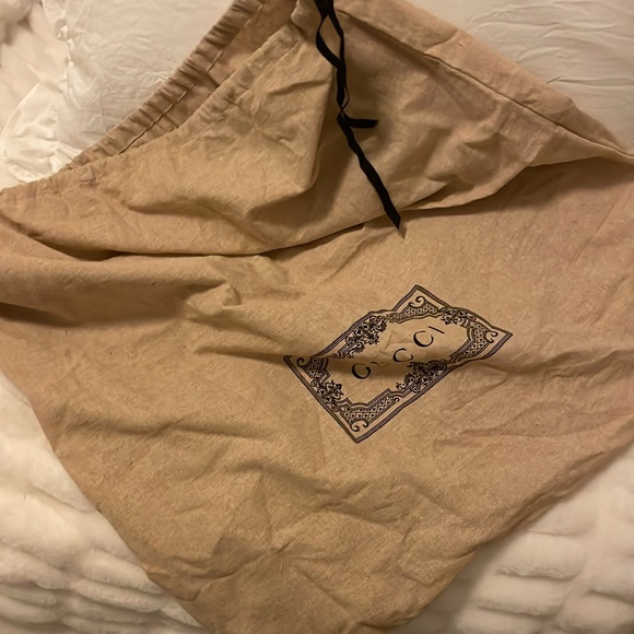 💖GUCCI GG signature bag with pink leather trim - Picture 10 of 10